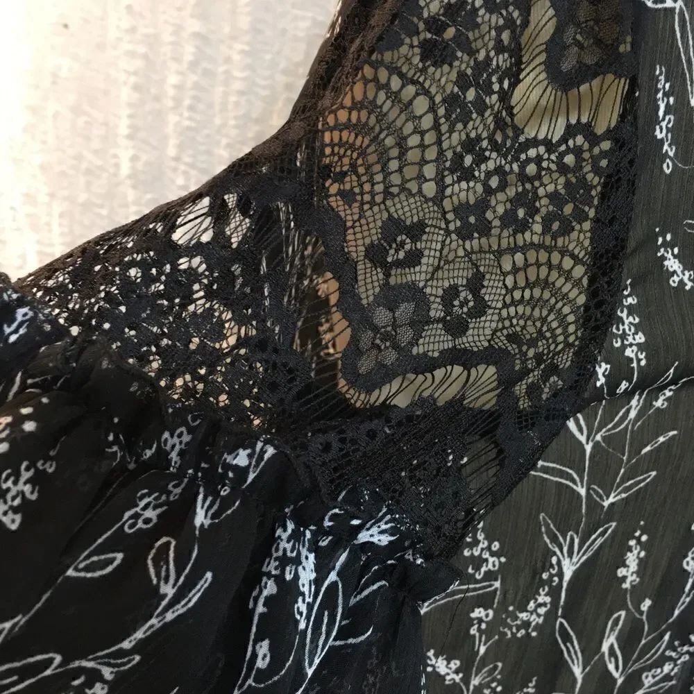 Zara Basic Black Top Size M - Picture 4 of 7